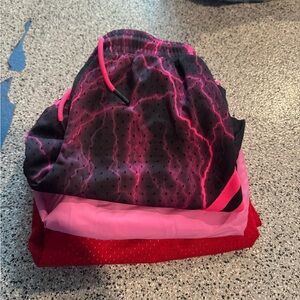 Kids Pink/Red Shorts Bundle (3 pairs)